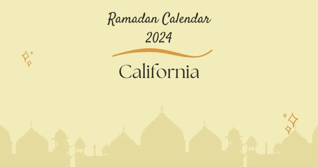Ramadan Calendar 2024 California Qirat Quran Online