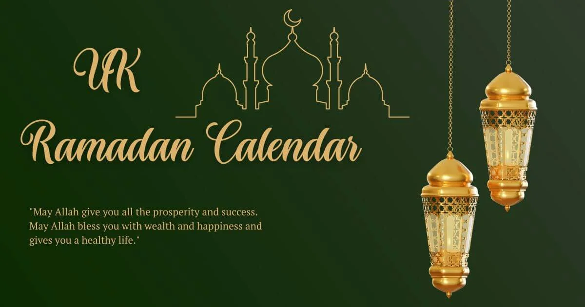 Ramadan Calendar 2024 UK - Qirat Quran Online